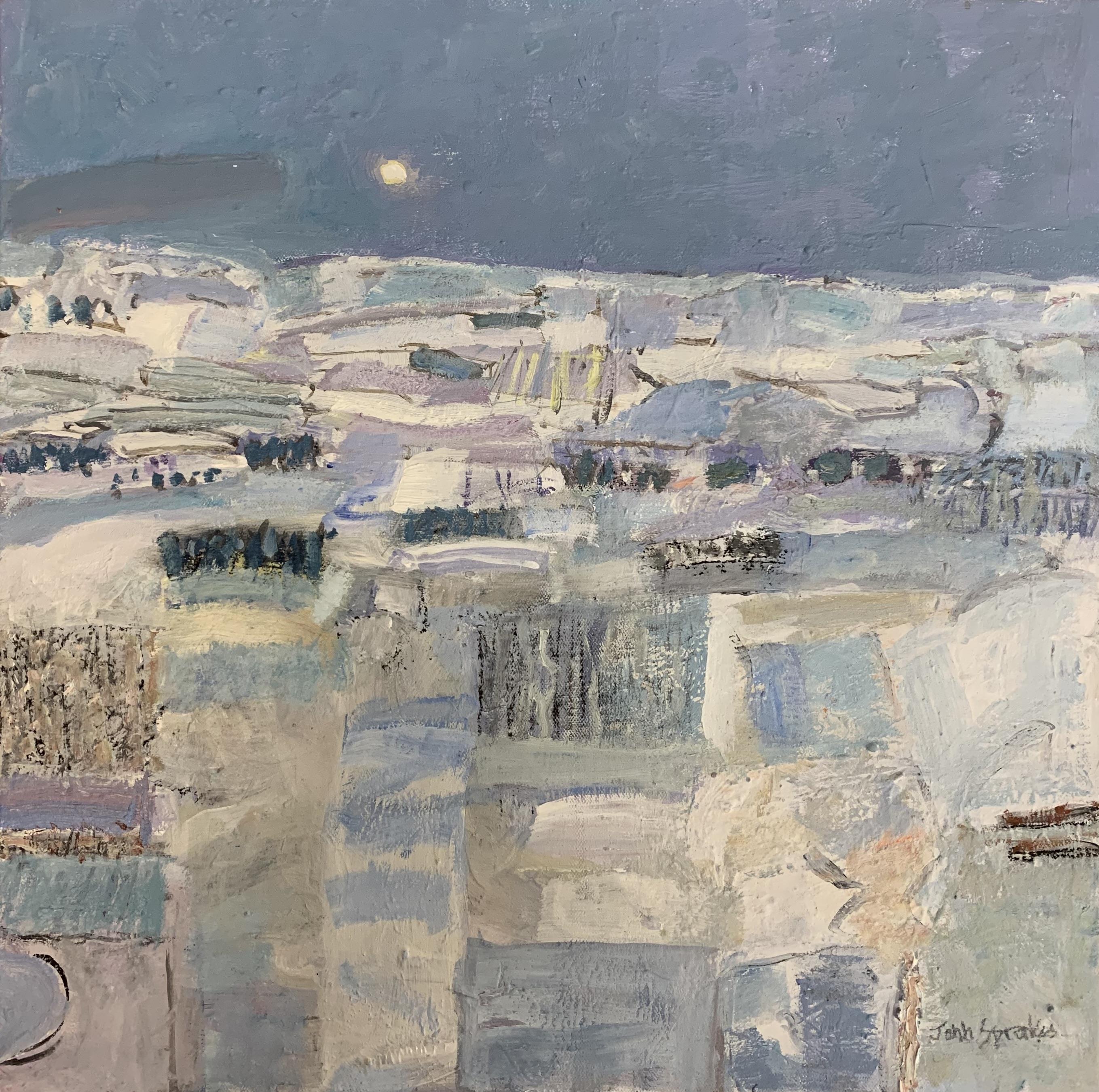 John Sprakes RBA ROI, Winter below Housesteads